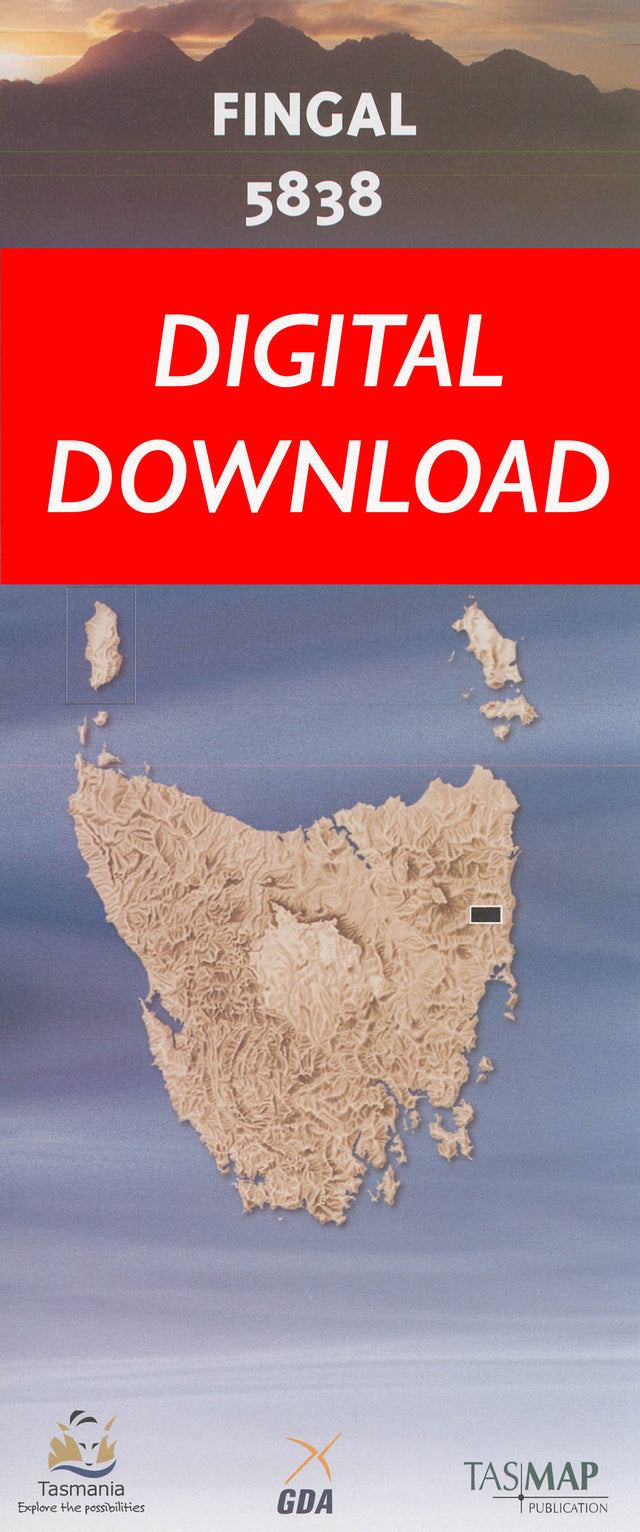 Cover of digital Fingal 5838 1:25 000 map