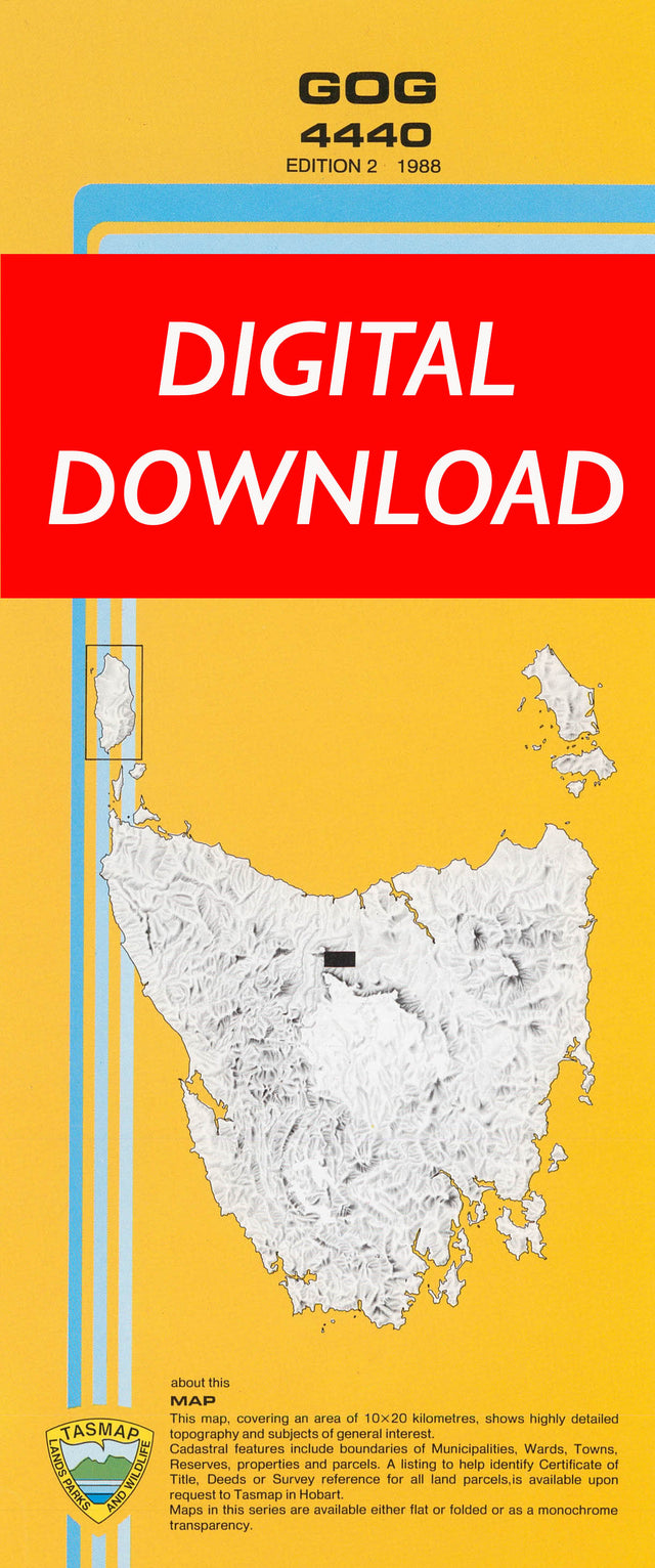 Cover of digital Gog 4440 1:25 000 map