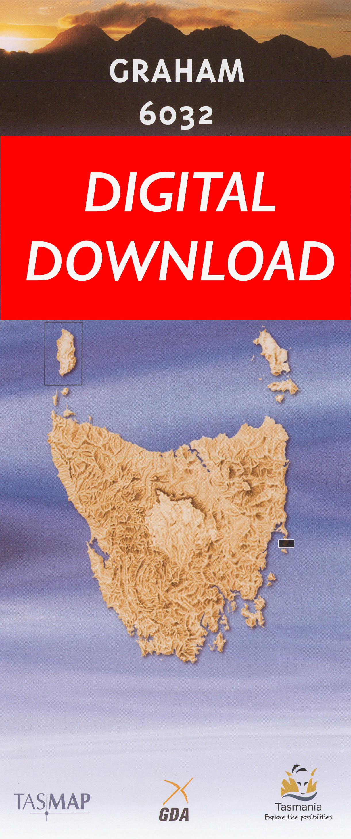 Cover of digital Graham 6032 1:25 000 map