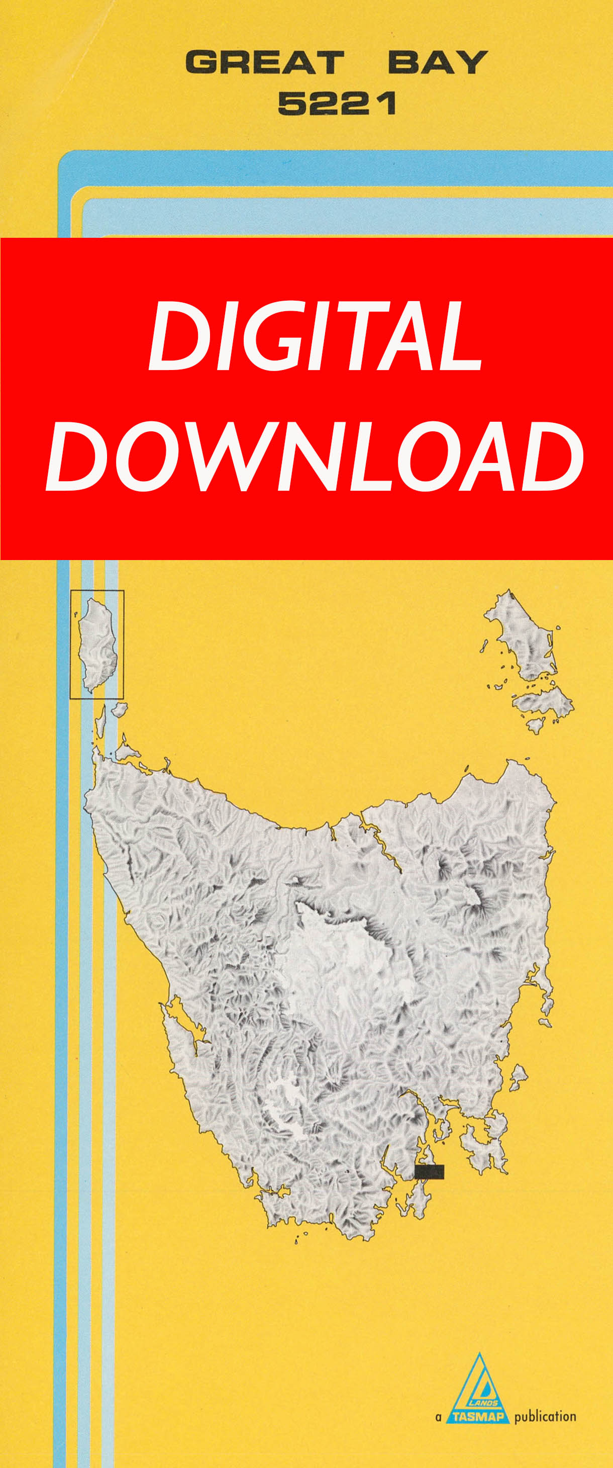 Cover of digital Great Bay 5221 1:25 000 map