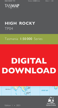Cover of digital High Rock TP04 1:50 000 Series map