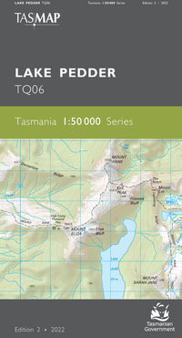 Cover of Lake Pedder TQ06 1:50 000 Series map