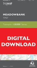 Cover of digital Meadowbank TP07 1:50 000 Series map