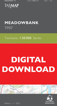 Cover of digital Meadowbank TP07 1:50 000 Series map
