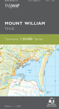 Cover of Mount William TH10 1:50 000 Series map