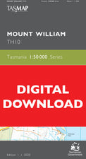 Cover of digital Mount William TH10 1:50 000 Series map
