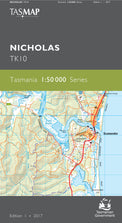 Cover of Nicholas TK10 1:50 000 Series map