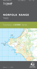 Cover of Norfolk Range TK03 1:50 000 Series map