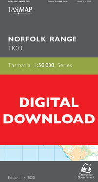 Cover of digital Norfolk Range TK03 1:50 000 Series map
