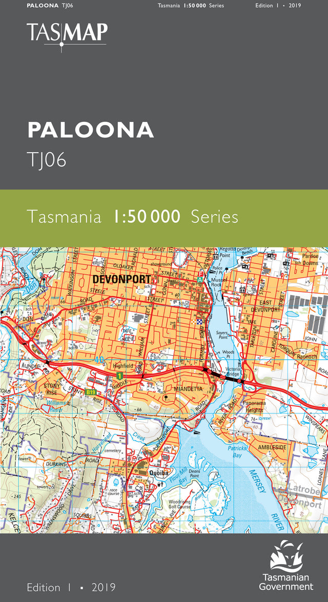 Cover of Paloona TJ06 1:50 000 Series map