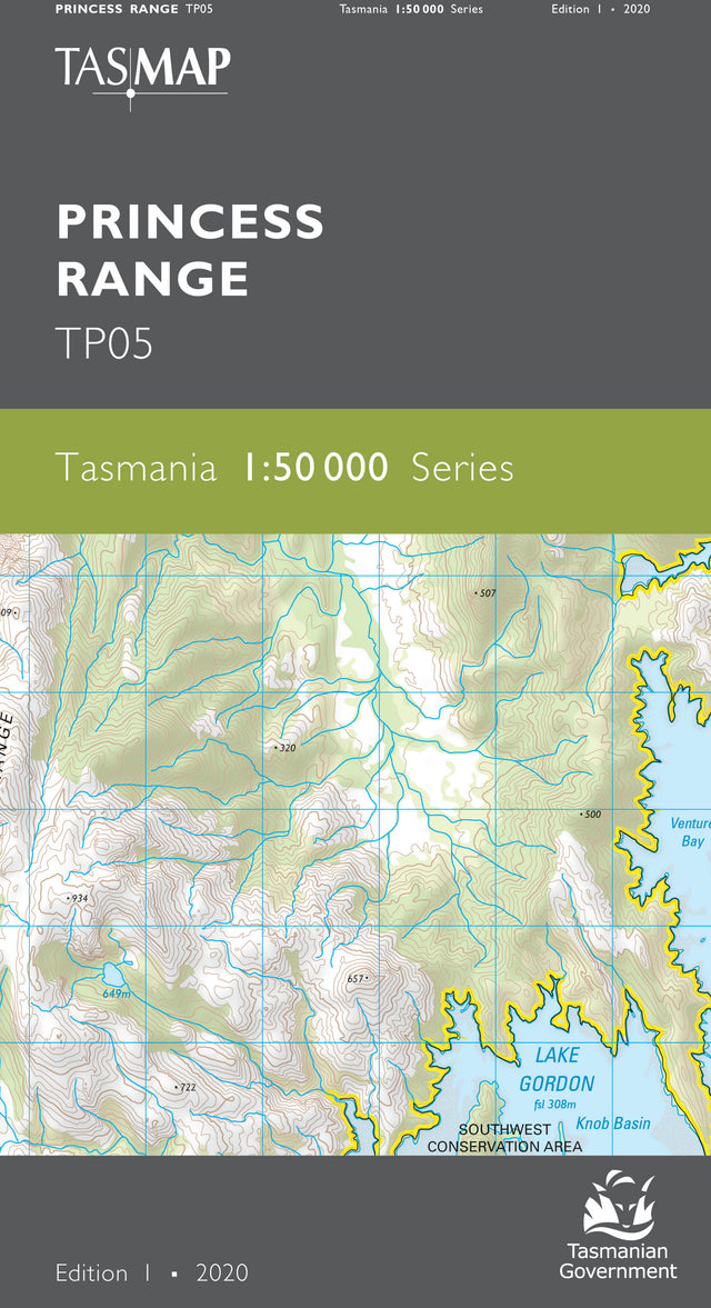 Cover of Princess Range TP05 1:50 000 Series map