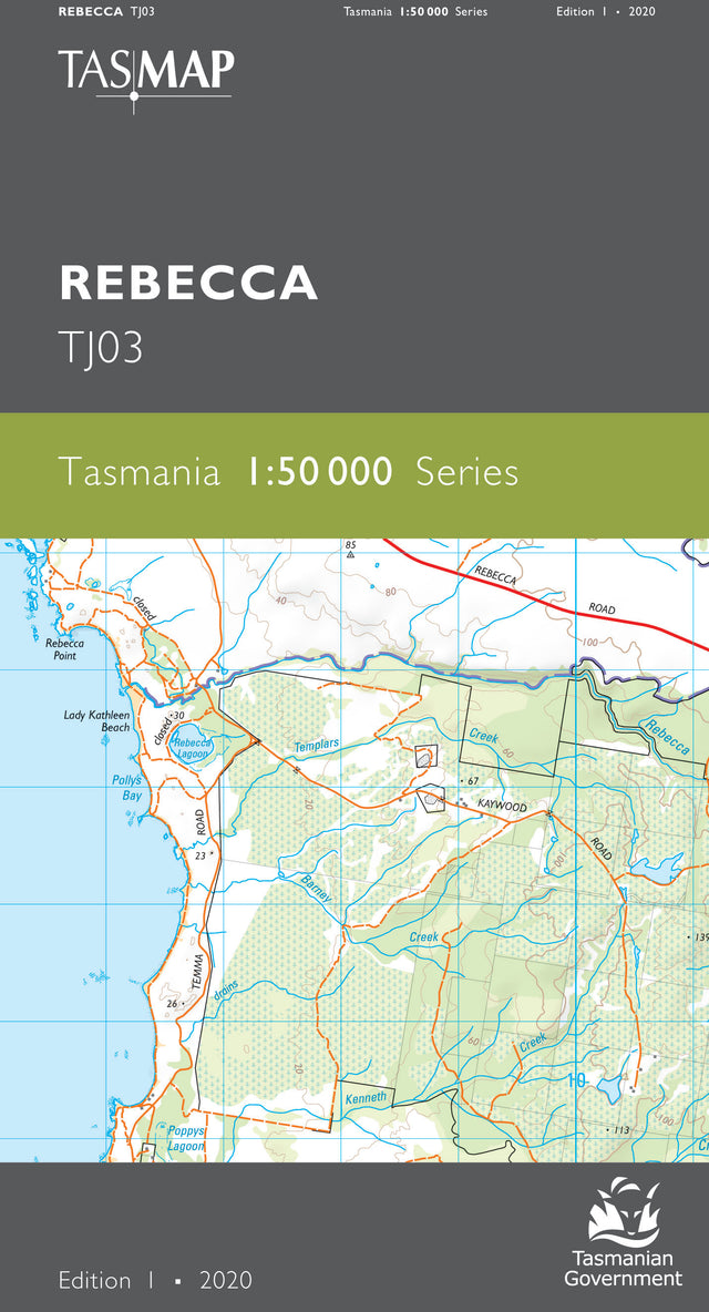 Cover of Rebecca TJ03 1:50 000 Series map