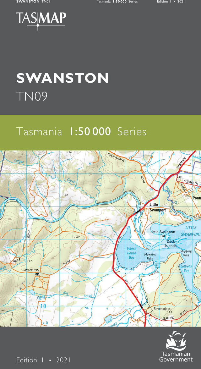 Cover of Swanston TN09 1:50 000 Series map