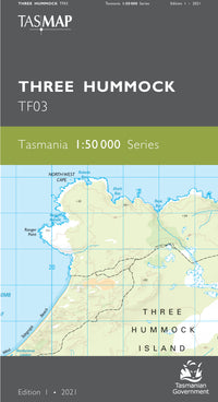 Cover of Three Hummock TF03 1:50 000 Series map
