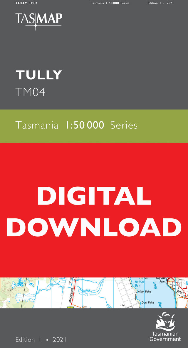 Cover of digital Tully TM04 1:50 000 Series map