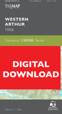 Cover of Digital Western Arthur TR06 1:50 000 Series map